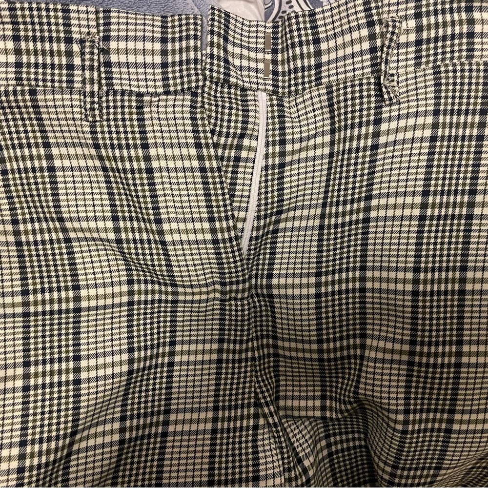 Plaid Patterned Pants